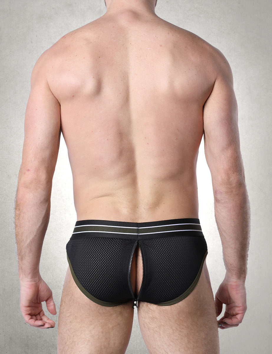 Trusa Hombre Take Down Fetish Zipper Brief
