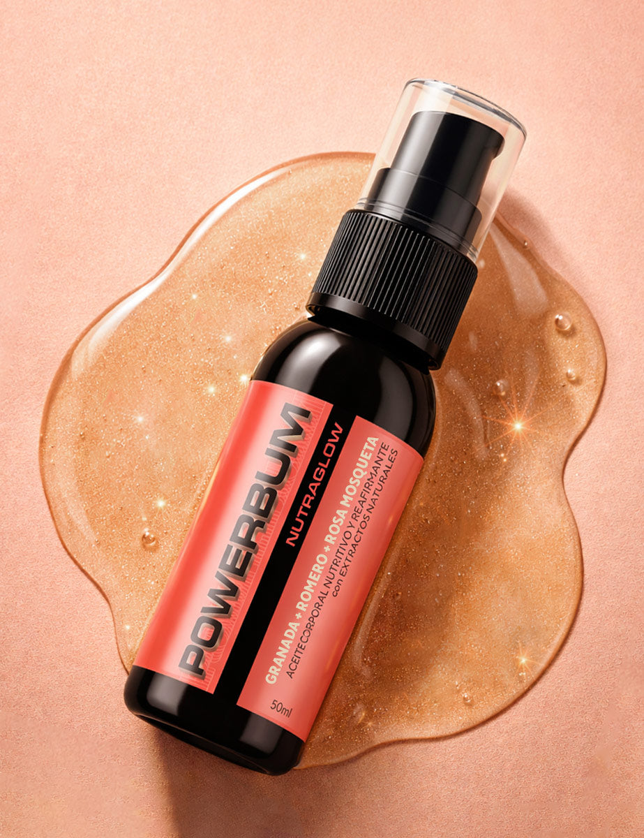Aceite Corporal Reafirmante Powerbum Nutraglow 50ml
