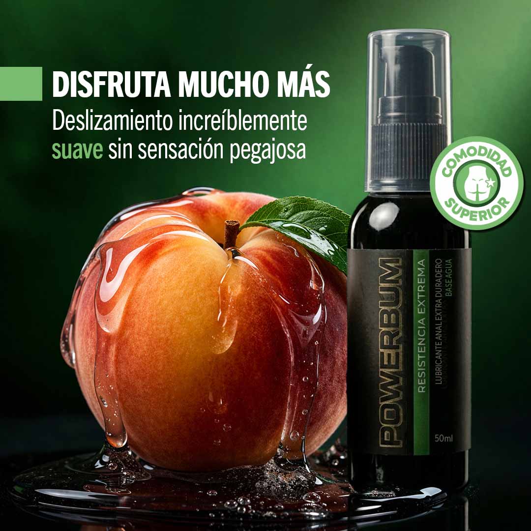Lubricante Anal Powerbum Resistencia Extrema Extra Duradero 50ml
