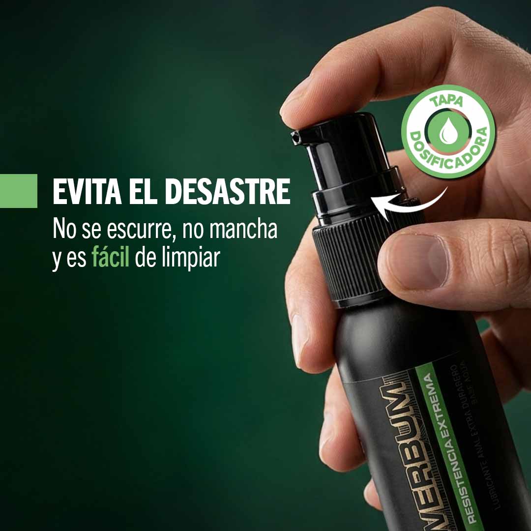 Lubricante Anal Extra Suave Base Agua Powerbum Confort 50ml