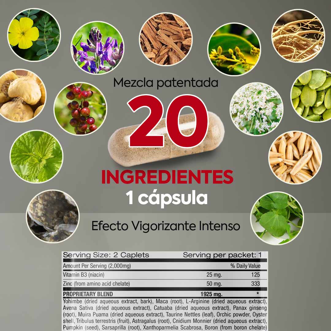 Max Size Cápsulas Vigorizantes Rápida Acción