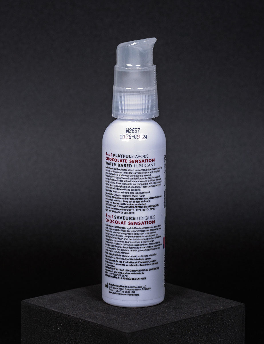 Lubricante 4-en-1 Sabor Chocolate 120ml