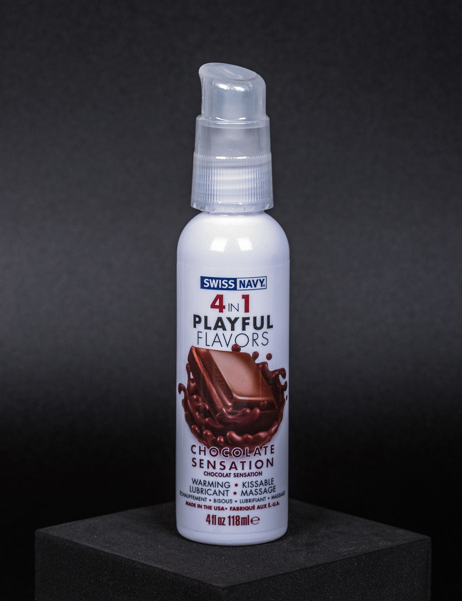 Lubricante 4-en-1 Sabor Chocolate 120ml