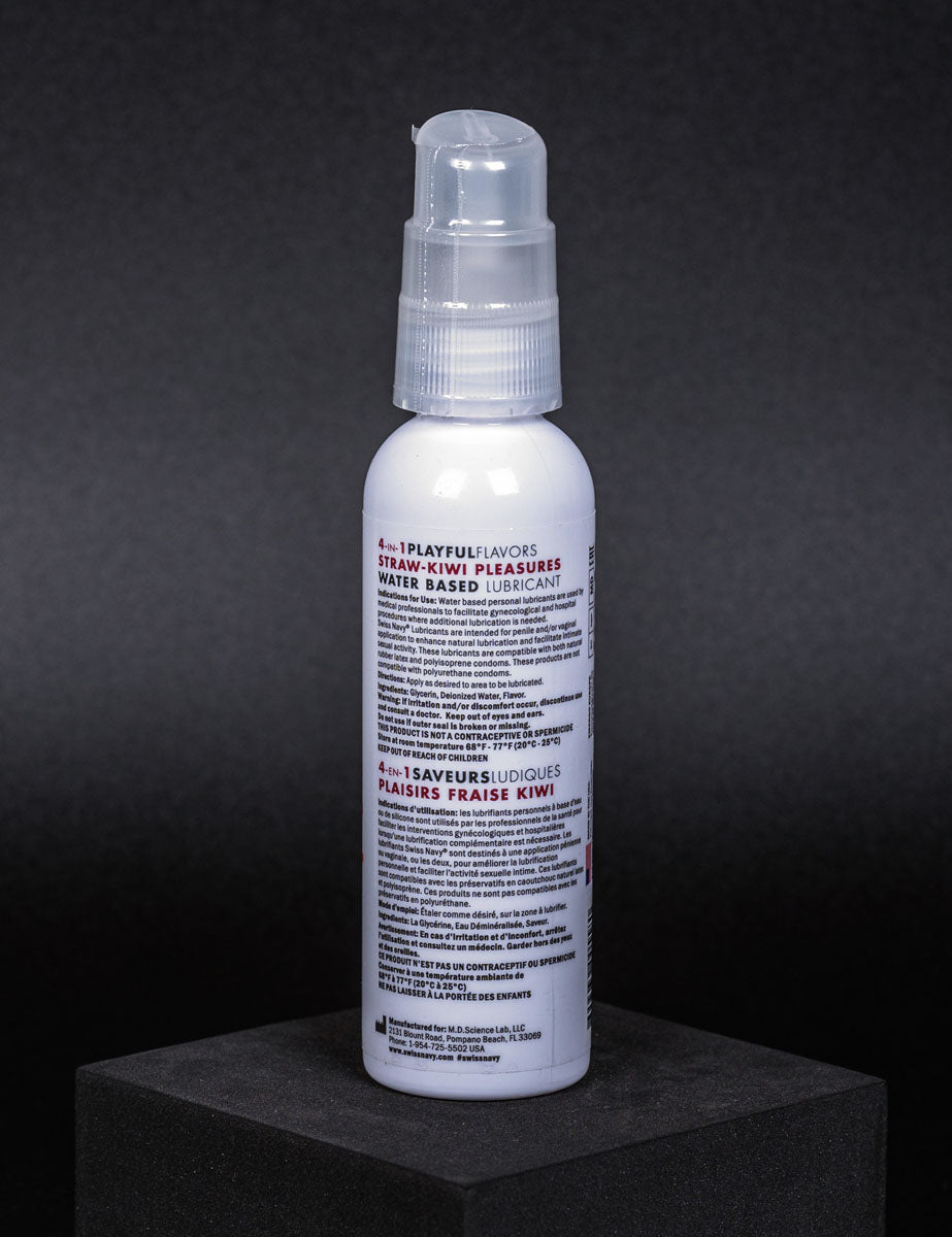 Lubricante 4-en-1 Sabor Fresa-Kiwi 120ml
