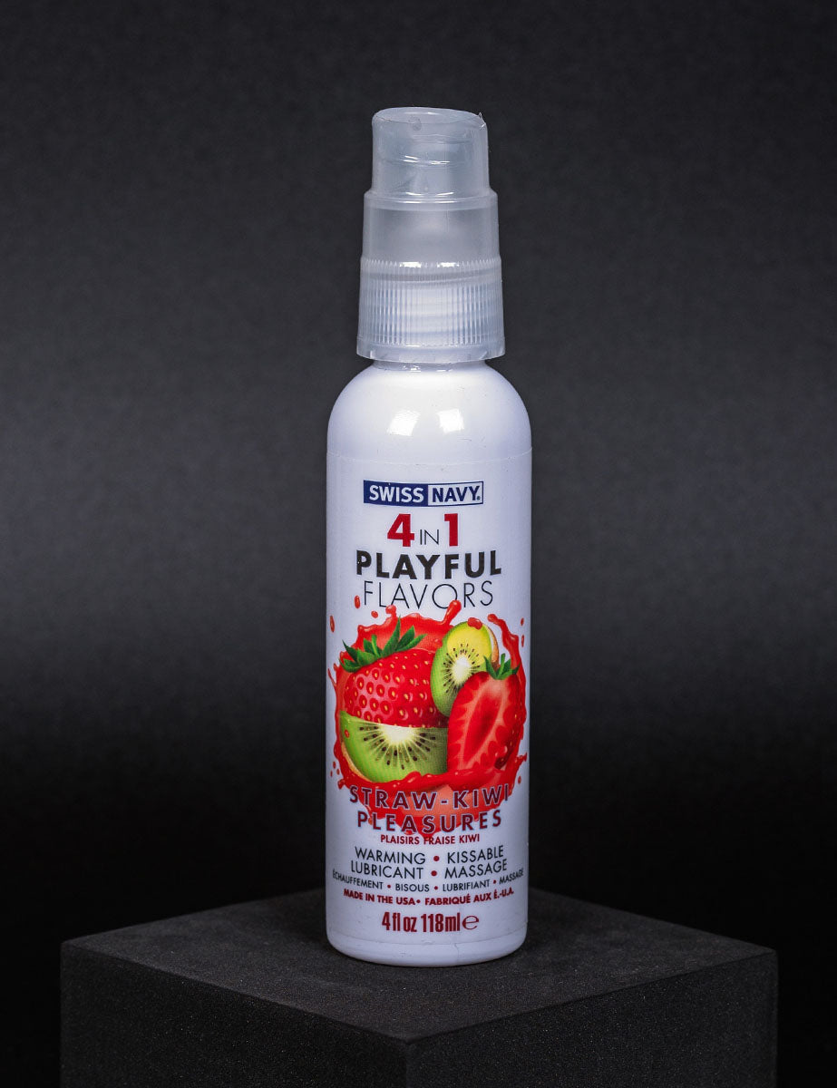 Lubricante 4-en-1 Sabor Fresa-Kiwi 120ml