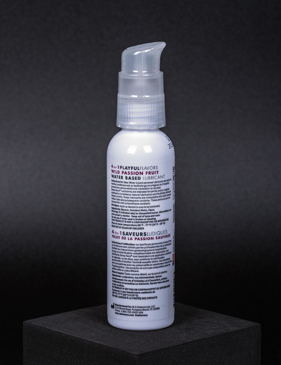 Lubricante 4-en-1 Sabor Maracuyá 120ml