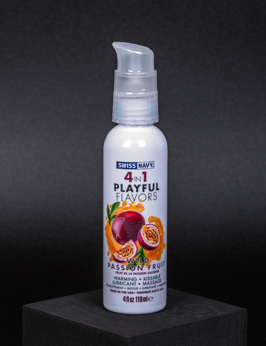 Lubricante 4-en-1 Sabor Maracuyá 120ml