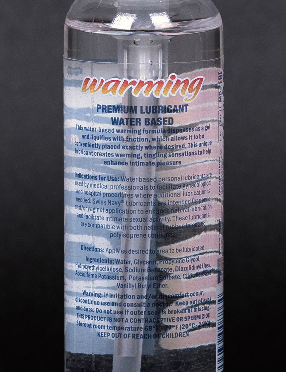 Lubricante Anal Premium Sensación Calor Base Agua 60ml