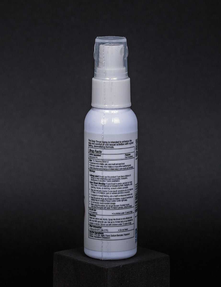 Spray Oral Desensibilizante Deep Throat Chocolate Mint 60ml