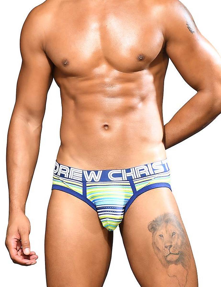 Trusa Hombre Stripe Mesh Brief