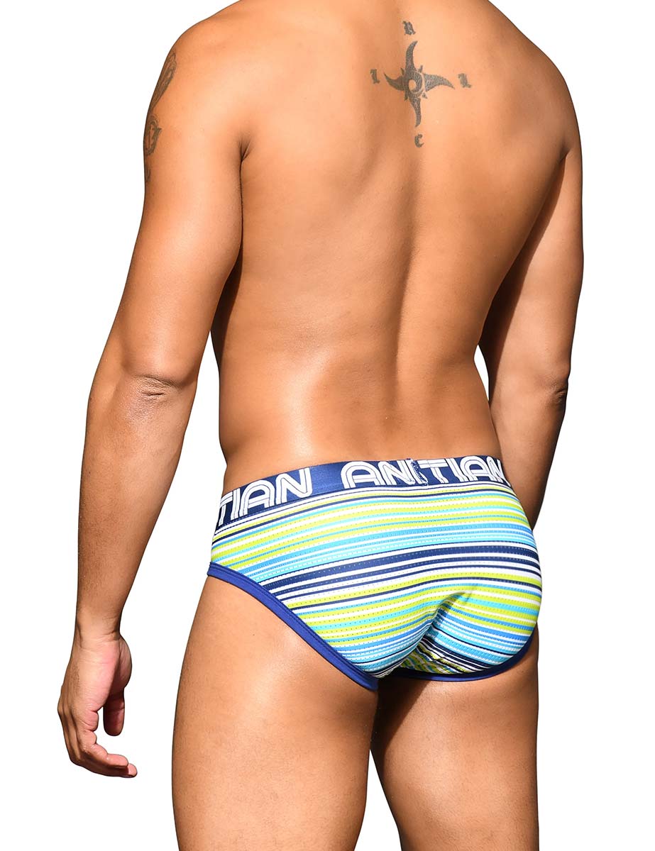 Trusa Hombre Stripe Mesh Brief