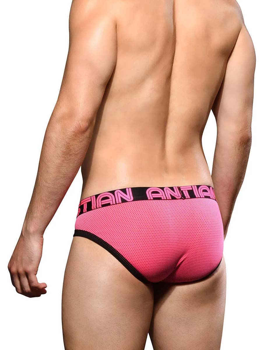 Trusa Hombre Mesh Candy Pop Brief Rosa