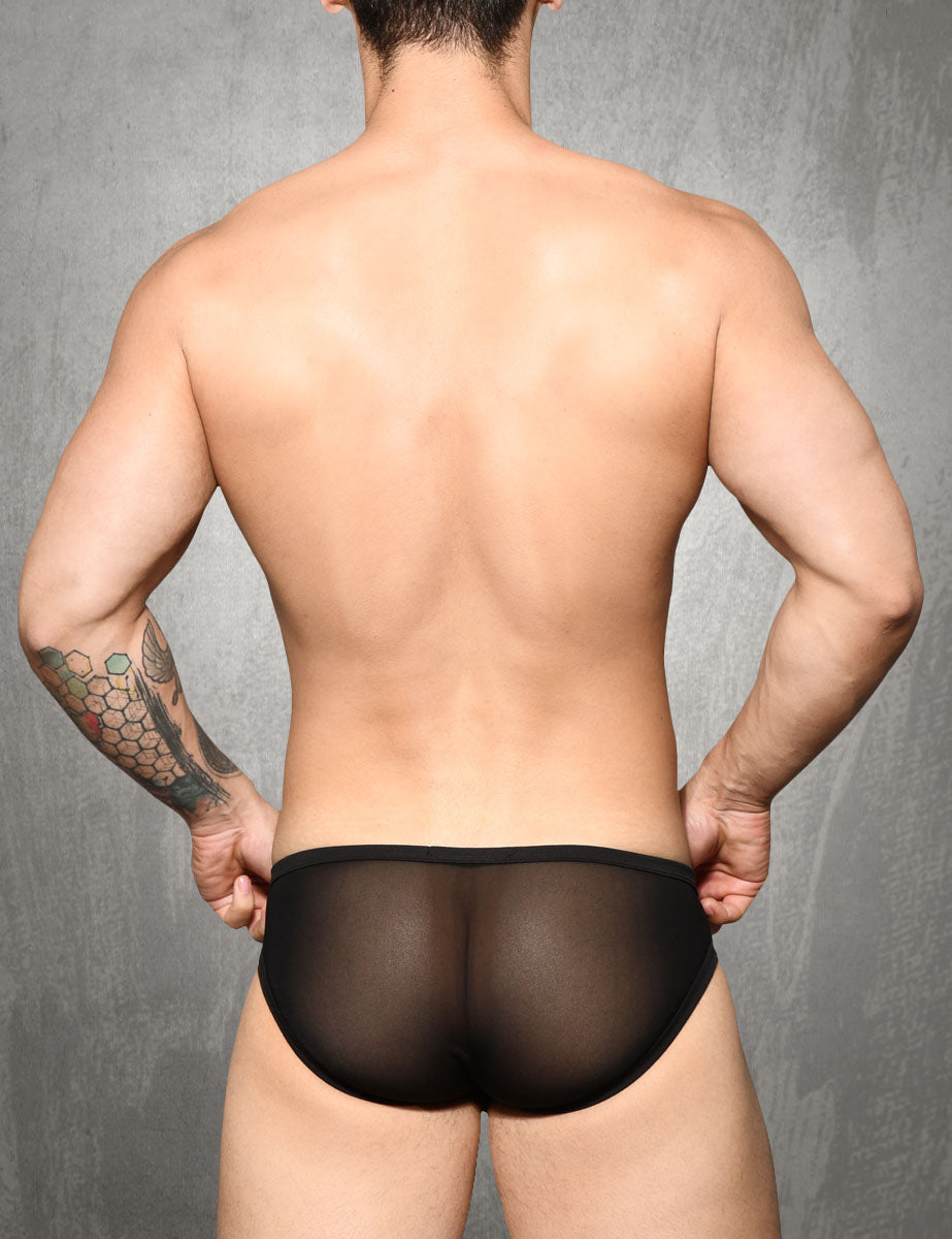 Bikini Hombre Boy Mesh Negro c/ ALMOST NAKED®