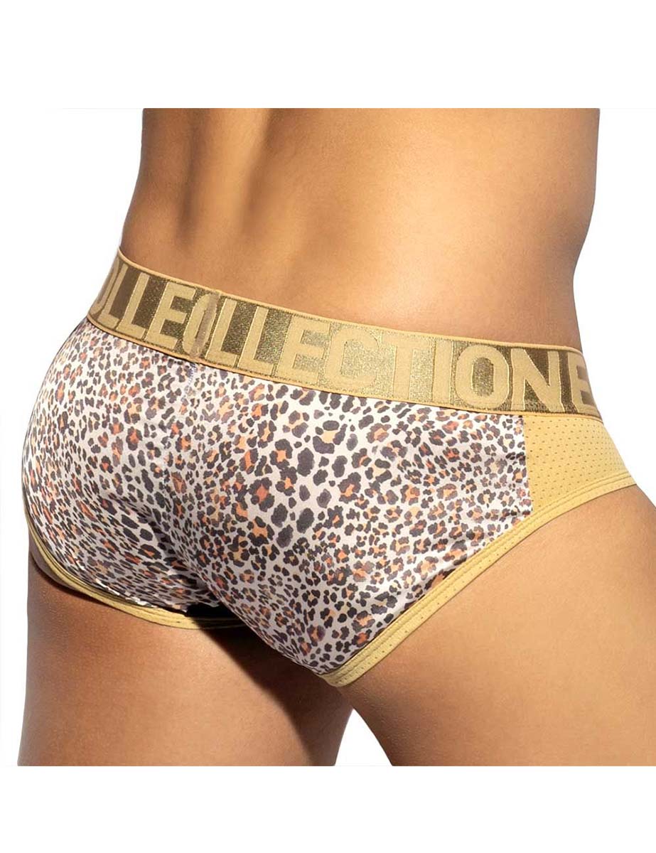 Trusa Hombre Satin Wild Push Up Leopard Brief