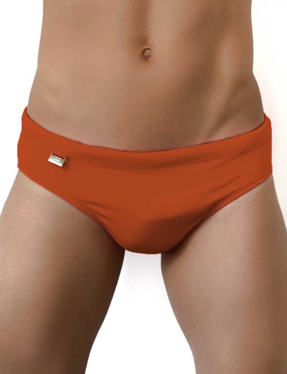 Traje de Baño Hombre Corte Brief Slim Bronze