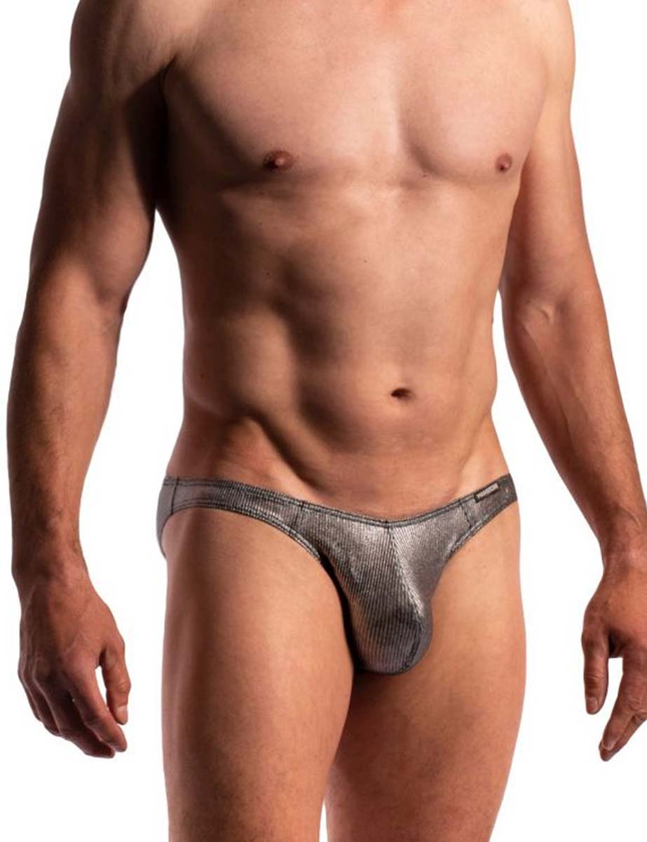 Bikini Hombre Microfibra M2281 Plata