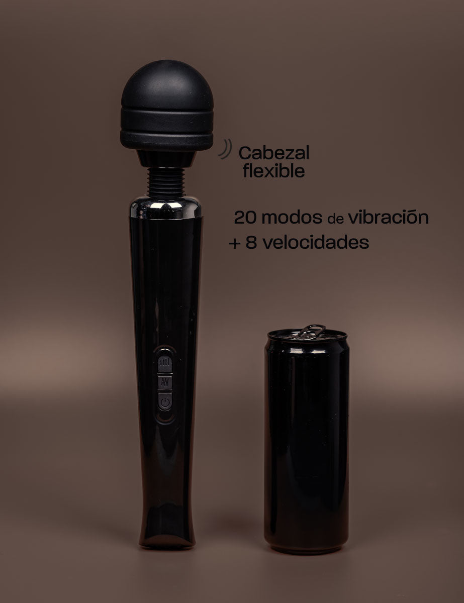 Vibrador Vara Recargable Cabezal Flexible 360 - Amadeus