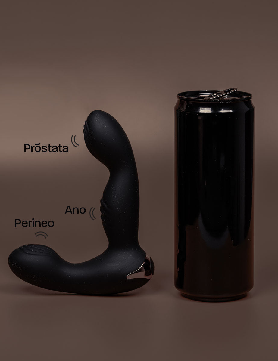 Vibrador Triple Próstata Ano y Perineo - Pollux