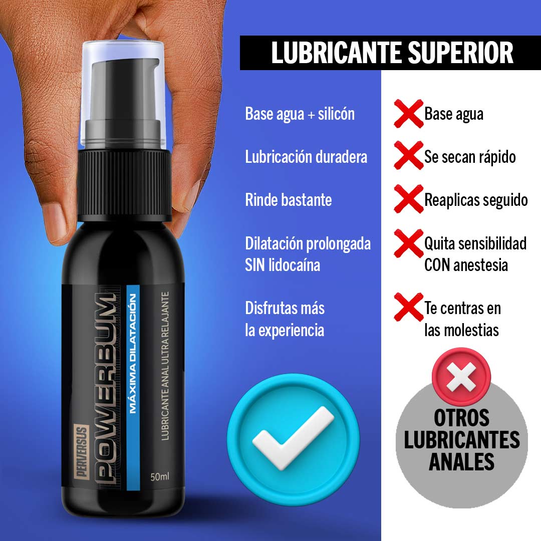 Lubricante Anal Powerbum Ultra Relajante Máxima Dilatación 50ml
