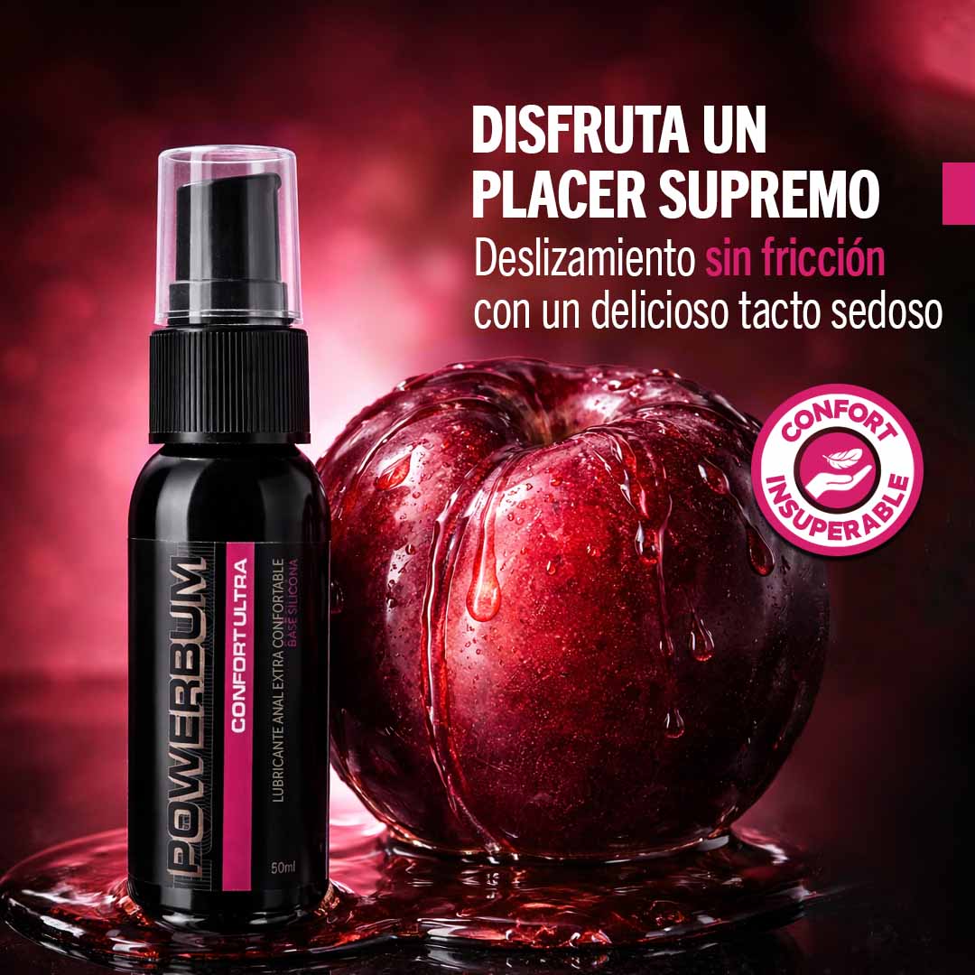 Lubricante Anal Powerbum Confort Ultra Base Silicón 50ml
