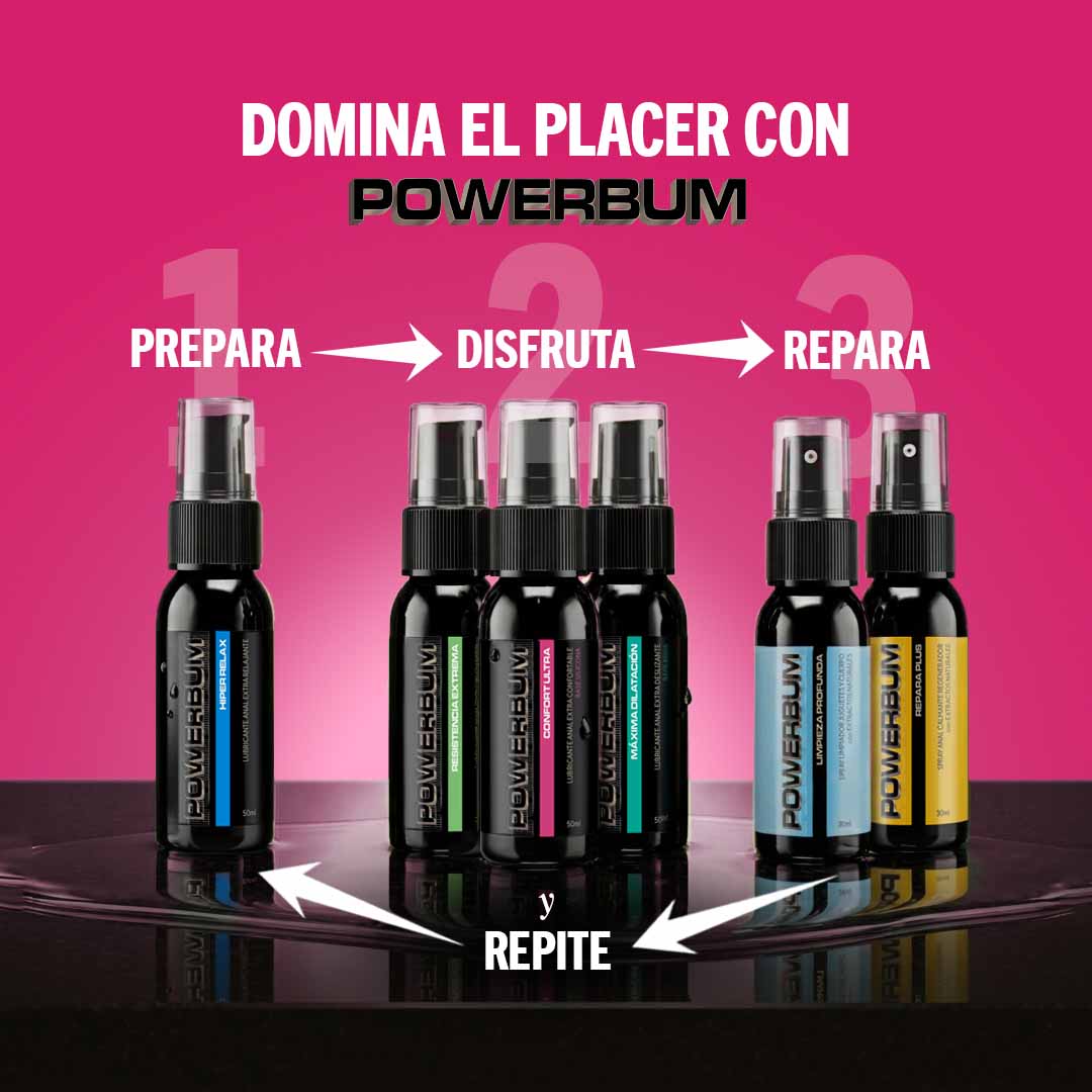 Lubricante Anal Extra Sedoso Base Silicón Powerbum Supreme 50ml