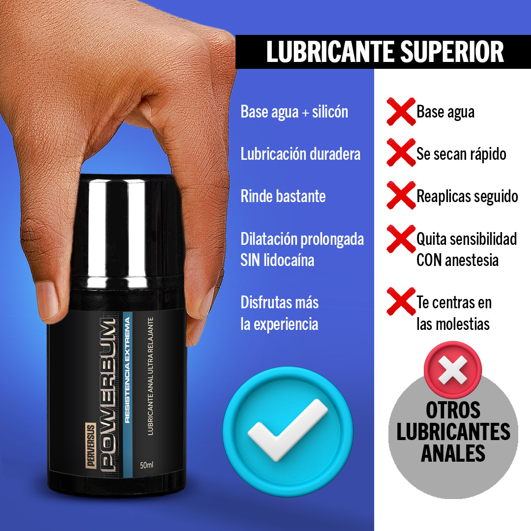 Lubricante Anal Powerbum Ultra Relajante Máxima Dilatación 50ml