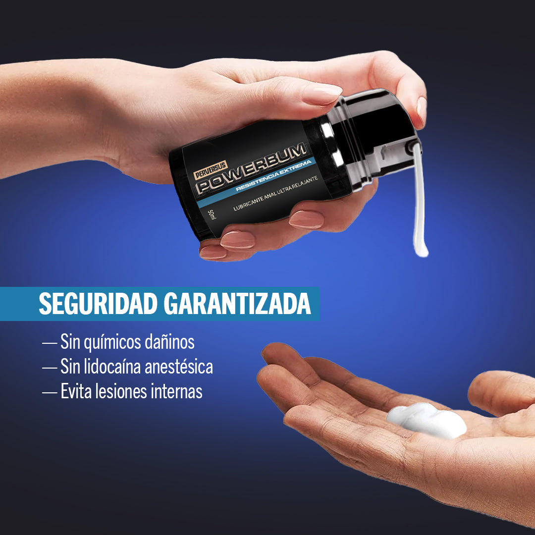 Lubricante Anal Powerbum Ultra Relajante Máxima Dilatación 50ml