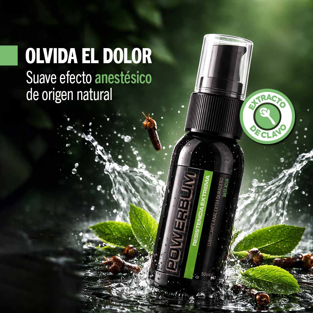 Lubricante Anal Extra Suave y Duradero Powerbum Confort 50ml Lubricante Anal Extra Suave y Duradero Powerbum Confort 50ml