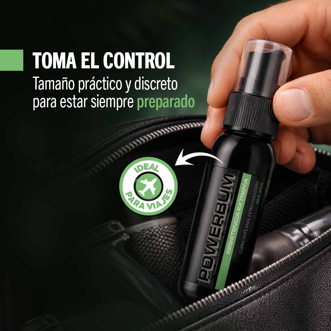 Lubricante Anal Extra Suave y Duradero Powerbum Confort 50ml