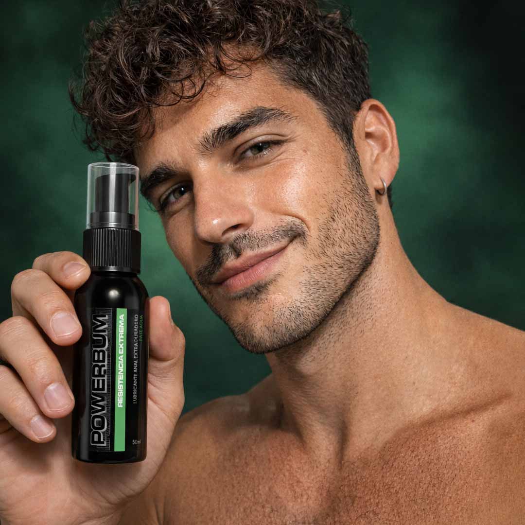 Lubricante Anal Extra Suave Base Agua Powerbum Confort 50ml