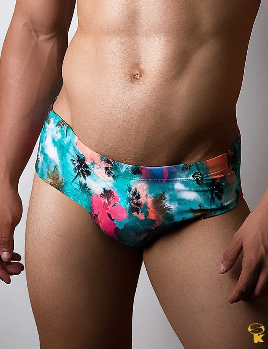 Traje de Baño Sunga Hombre Clássica Tropicalia