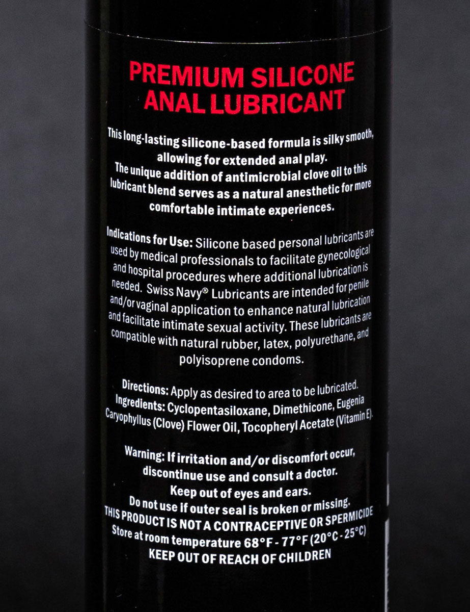 Lubricante Anal Premium Base Silicona 120ml