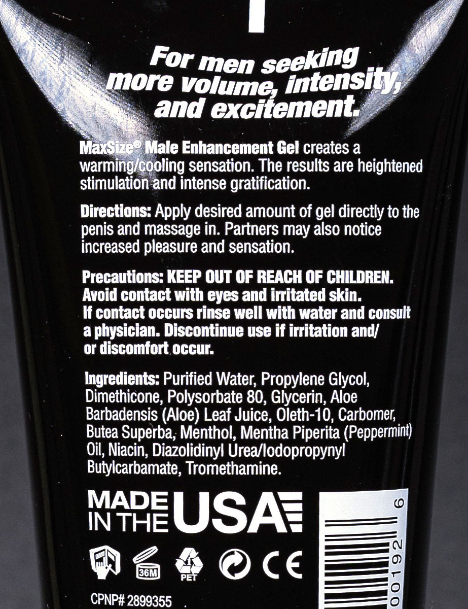 Gel Estimulante Masculino Max Size 150ml