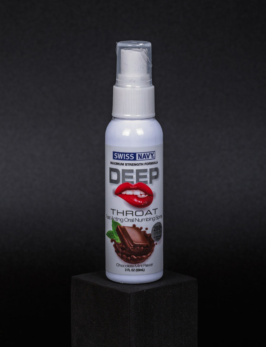 Spray Oral Desensibilizante Deep Throat Chocolate Mint 60ml